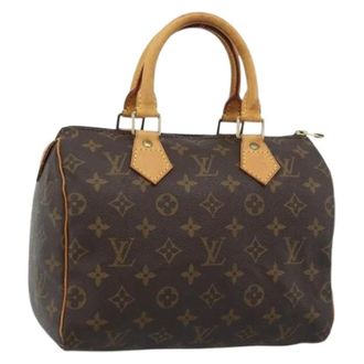 Louis Vuitton Pre-owned Monogram Canvas Hand Bag - Dames - Pre-owned - Bruin - Maat: ONE Size Leer