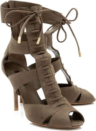 Louis Vuitton Womens Suede Gladiator Sandal (Authentic Pre-Loved)