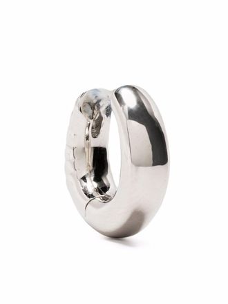 Maria Black Laideback 7 huggie earring - women - Brass - One Size - Silver