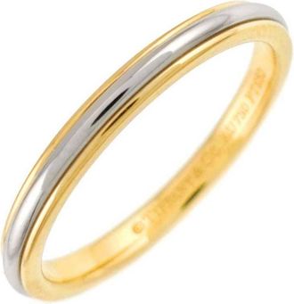 Tiffany & Co. Platinum Yellow Gold Yellow Gold (18K) Platinum 950 Band Ring (Pre-Owned)