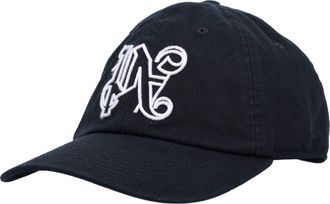 Palm Angels Black Cotton Cap