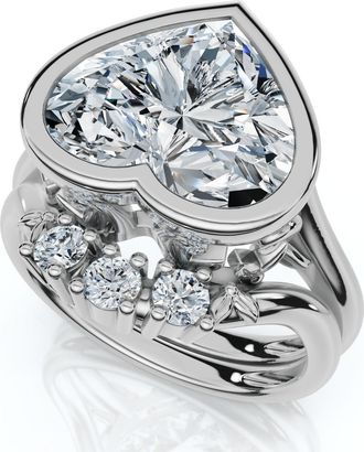 Pompeii3 Diamond Engagement Wedding Ring Set