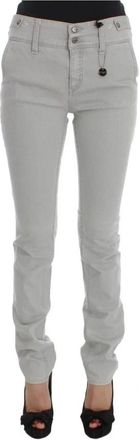 Costume National Super Slim Fit Jeans van Katoenmix - Dames - Slim Fit Jeans - Grijs - W26 - Katoen - Jeans
