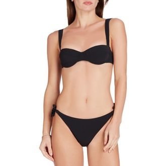 Valimare Athens Underwire Bikini Top in Black at Nordstrom, Size Medium It