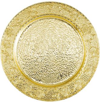 Michael Aram Gold Orchid Plate