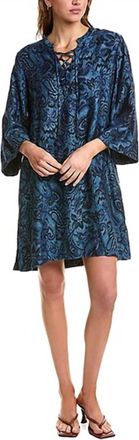 Johnny Was Tie Front Kimono Sleeve Dress In Zoia