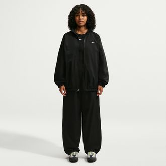 Nike Womens Nike Sportswear Loose High-Waisted Track Pants in Black | IQ3166-010