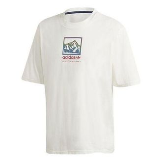 adidas originals Adiplore Premium Sports Round Neck Short Sleeve White GP1114