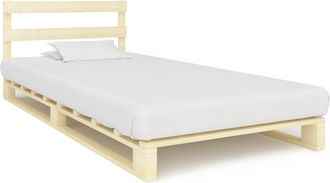vidaXL Vidaxl - Estructura Cama Palets Sin Colch&oacute;n Madera Maciza Pino 90x200 Cm