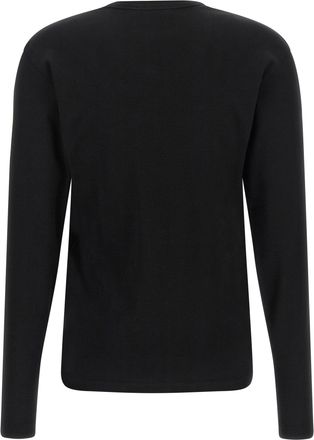 Christophe Lemaire Cotton Jersey Crewneck Sweater - Black