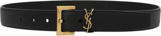 Saint Laurent Dames, Accessoires, Zwart, Maat: 90 CM