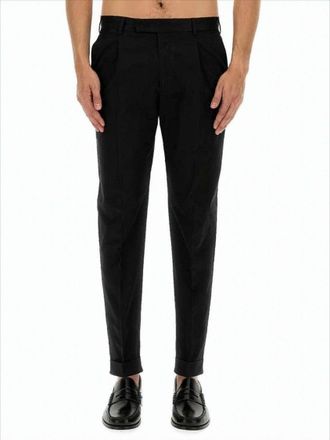 Pantaloni Torino Tailored Black Straight Pants