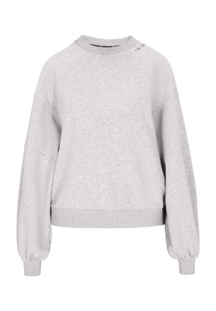 Dreimaster Dreimaster Sweatshirt Dames grijs melange