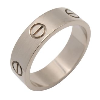Cartier Silver White Gold (18K) Band Ring (Pre-Owned)