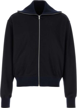 Jil Sander Midnight Blue Wool Cardigan