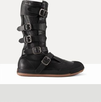 Vivienne Westwood Animal Pirate Boot Washed/veget Tanned Black 5-38 Women