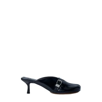 Ganni Heeled Mules, female, Black, Size: 9 US Sue Heeled Mules