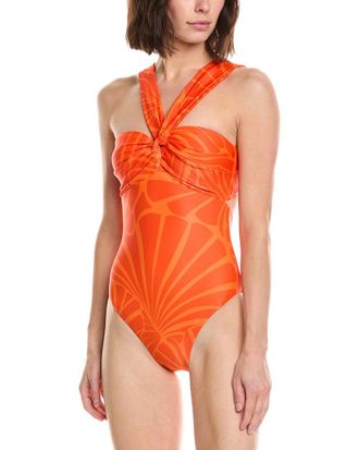 Milly Betsy Abstract Bandeau One-Piece