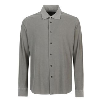Roberto Ricci Design Casual Shirts - Heren - Casual Overhemden - Groen - L - Overhemden