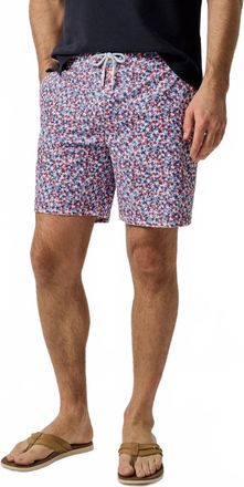 Johnnie-O Half Elastic Swim Trunk In Seeing Stars