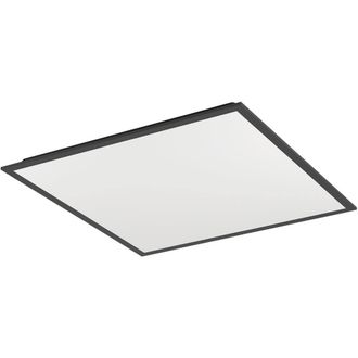Loops Sleek Modern Black Square Ceiling Light for Stylish Indoor Spaces