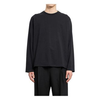 Stockholm Surfboard Club Long Sleeve T-Shirts, male, Black, XL, Black Round Neck Long Sleeve Tee