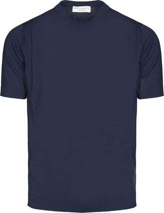 FILIPPO DE LAURENTIIS T-shirt in cotone - Blu