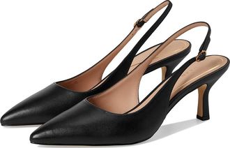 Cole Haan Hansell Sling Back Pumps High Womens Heels Black Leather : 10.5 B - Medium