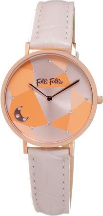 Folli Follie Leather Womens Watch