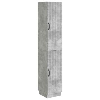 vidaXL Juego De Armarios 2 Uds. Gris Hormig&oacute;n Madera De Ingenier&iacute;a Vidaxl