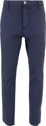 Jacob Cohen Navy Blue Mid Rise Jeans