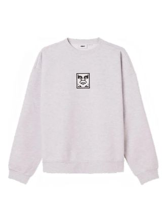 Obey Sweater met print - Grijs