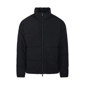 Emporio Armani Quilted Jacket in Black - male - Emporio Armani - Winter Jackets - Black - XS - Jackets