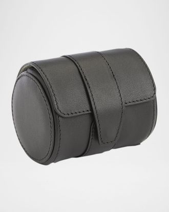 Royce Leather Monogrammed Leather Travel Watch Roll, Personalized