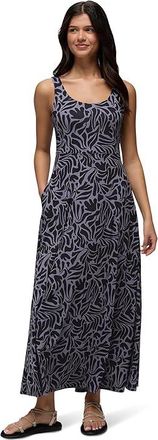 Prana Corrinne Maxi Dress Womens Dress Taro Seaweed : LG (Womens 12-14), Elastane/Polyester