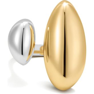 Luv AJ Chroma Two-Tone Orb Open Ring at Nordstrom, Size 7