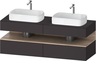 Duravit Qatego Consola Mueble Bajo Lavabo, 2 Extensiones, 2 - Duravit