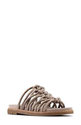 Donald J Pliner Loni Slide Sandal in Pewter at Nordstrom, Size 7.5