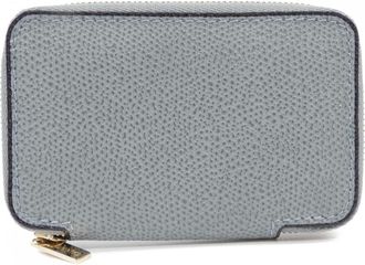 Valextra Blue Leather Coin Purse/Coin Case (Pre-Owned)