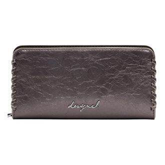 Desigual Fiona Tiny Zip Capsule Portemonnee - Dames - Portefeuilles - Bruin - ONE Size - Accessoires