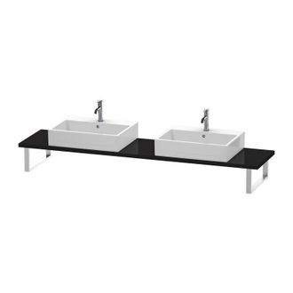 Duravit Consola Duravit Universal 480xbis 800x30mm Negro De Alto Brillo