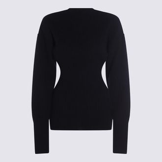 Rick Owens Black Wool Knitwear