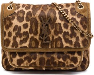 Saint Laurent Pre-owned Saint Laurent Baby Pony Hair Leopard Print Niki Ladies VZLV6LX593J49G32