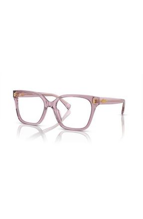 Ralph Lauren 55mm Square optical glasses in Gold at Nordstrom