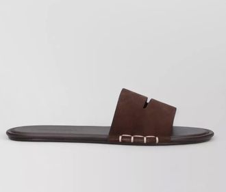 J.W.Anderson sandals open toe flat sole suede strap