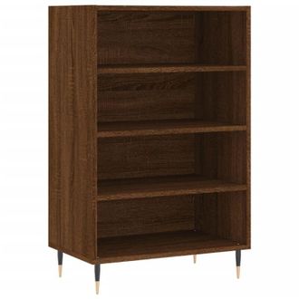 vidaXL Highboard Brown Oak 57x35x90 cm Engineered Wood Vidaxl
