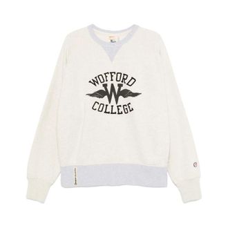 Champion Sweatshirts, male, Beige, S, Beige Crew Neck Raglan Sweatshirt