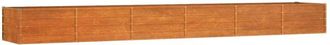 vidaXL Garden Raised Bed Rusty 480x80x45 cm Corten Steel Vidaxl