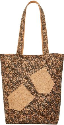 Generic Printed Cork Shoulder Bag for Women Vintage Crossbody Handbag Hobo Satchel Purse Tote Bohemian Commuter Shopping Bag, 3