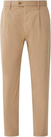 s.Oliver Heren, Broeken, Beige, Maat: W33 L34